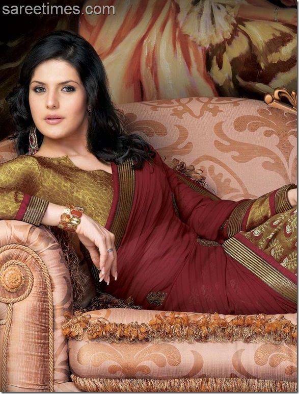 Long Sleeves Saree Blouse Design sareetimes